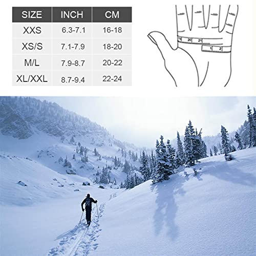 Guantes calefactables eléctricos con batería recargable unisex 7