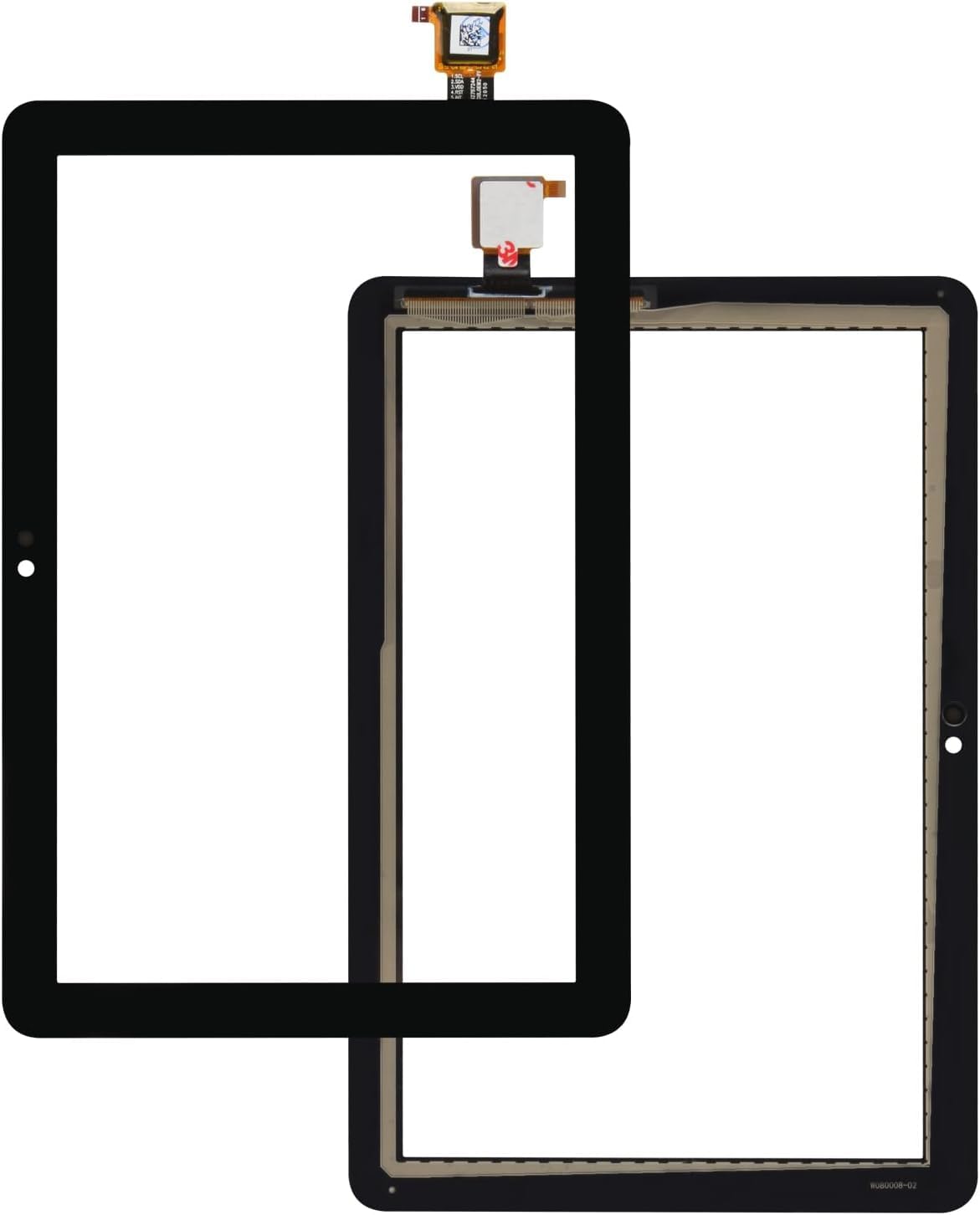 Screen for Amazon Kindle Fire HD 8/HD 8 Plus Screen Replacement for Fire HD 8/HD 8 Plus10th Generation 2020 Tablet Touch Screen K72LL3,K72LL4 Touch Digitizer Repair Parts(Black No LCD