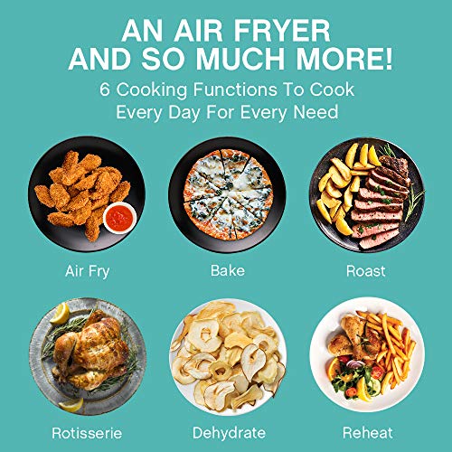 West Bend Afwb12Bk13 Electric Air Fryer Oven, Countertop Air Fryer Rotisserie Combo With 10 Digital Quick Menu Presets, 1700 W, 12.6 Qt, Black #TOP2