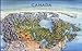 Unique Media Map: Canada With Ottawa/Folded