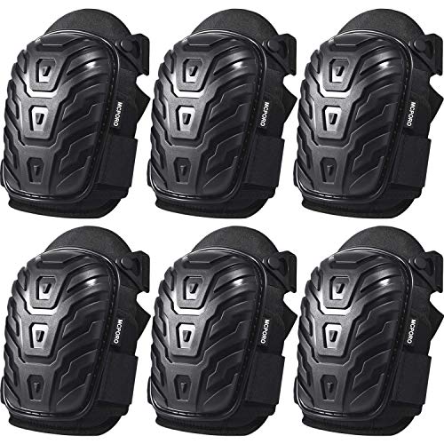 Genouillères professionnelles pour le travail – Respirantes et résistantes avec rembourrage en mousse pour la construction, le jardinage, le sol avec sangles antidérapantes réglables (3)