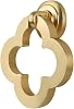 6 Pack 55mm Cupboard Knobs Cabinet Knobs Gold Zinc Alloy Dresser Drawer Knobs with Screws for Kitchen, Bathroom, Bedoom
