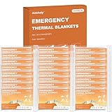Aidehelp 24 Pack Emergency Blankets (83" x 52") - Mylar Thermal Space Blankets for Survival and Protection - Ideal for Camping, Outdoors, Hiking, Rescue, Marathons