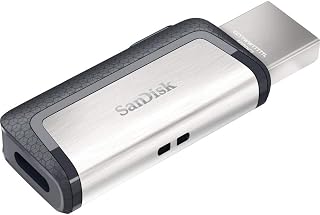 SanDisk 128GB Ultra Dual Drive USB Type-C Flash Drive - USB-C & USB-A Connectors, 150MB/s Speeds, Gray SDDDC2-128G-G46