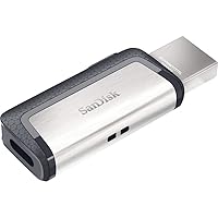 SanDisk 128GB Ultra Dual Drive Flash Drive with reversible USB Type