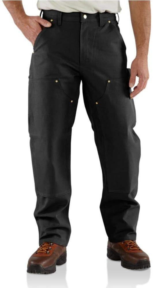 Carhartt Men's Big & Tall Firm Duck Double Front Work Dungaree