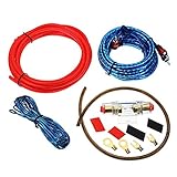 El kit contiene 7 * 15 / 0.15cca / oda5.0mm serie de grosor ATC cable de alimentación del núcleo del portafusibles (5M), cable de tierra (1M), cable remoto (5 m), cable de audio de interconexión RCA (5M), altavoz Cable (1M), terminal de anillo, terminal de horquilla, junta a tope, tornillo autorroscante, brida, ojal.