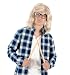 Halloween Costume Accessory Tekashi69 Tattoo and Wig Set