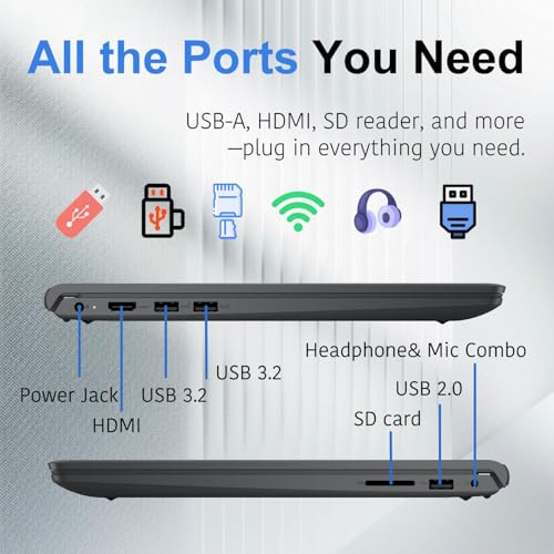 Image of Dell Inspiron 15.6 inch FHD Laptop Computer | Intel Core i5 CPU | 8GB RAM | 256GB SSD | Wi-Fi & HD Webcam | Anti-Glare Display for Business & School | Numeric Keyboard | Long Battery Life