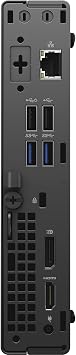 Dell OptiPlex 3000 3080 Desktop Computer - Intel Core i5 10th Gen i5-10500T Hexa-core (6 Core) 2.30 GHz - 8 GB RAM DDR4 SDRAM - 256 GB NVMe M.2 PCI Express M.2 SSD - Micro PC - Black