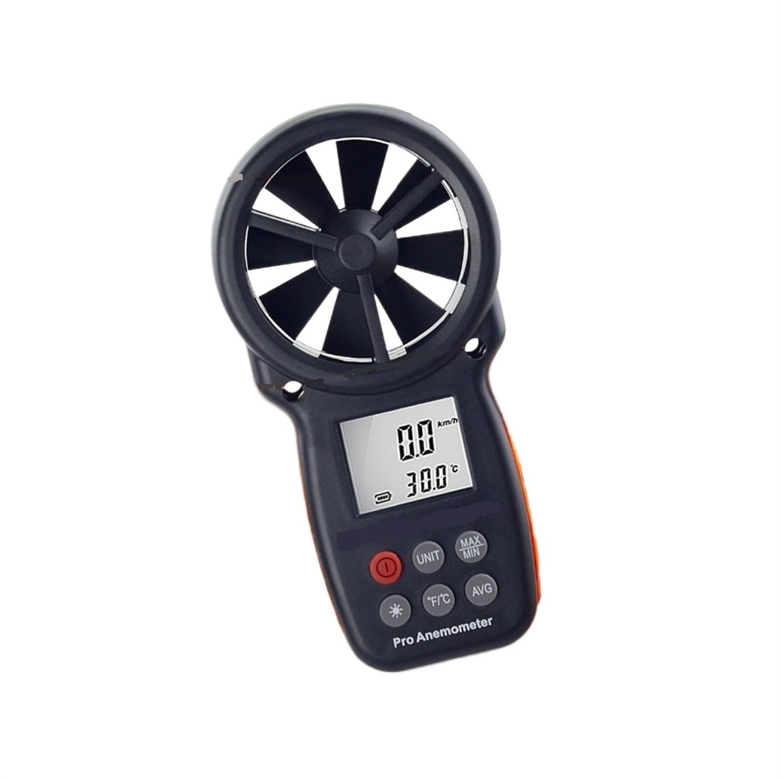 Probador De Anemómetro Digital Medidor De Velocidad Del Viento Medidor Medidor De Temperatura Herramientas