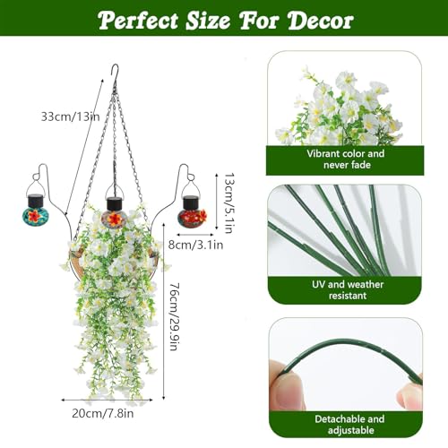 Accessoires pour oiseaux de jardin et fleurs artificielles balcon