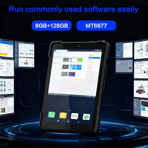 Image of FARSET Ultra Rugged Tablet P10, 10.1 inch Android 13 Warehouse Tablet PC, 8GB+128GB, GPS 1D /2D /QR Inventory Scanner, WiFi 6 & 5G LTE Barcode Scanner, 10000mAh High Capacity Battery, IP67 Waterproof