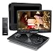 Produktbild MYDASH 12,5'' Tragbarer DVD Player, DVD Player Auto Schwarz,HD Schwenkbaren Bildschirm für Das Auto, Auto Kopfstütze Halterung, USB/SD-Anschluss, Sync-TV-Projektorfunktion