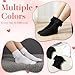 Elegaperma 2 Pairs Black Frilly Socks, Double-Layer Lace Socks For Women, Elegant Women Lace Sock for Fashion Ankle Wear and Daily Style Enhancement