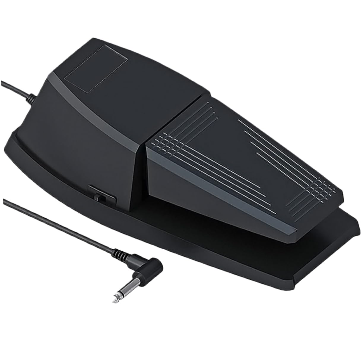 BESTonZON Pedale Sustain per Pianoforte Digitale Nero Portatile in Abs e Gomma Resistente All'usura Base Antiscivolo per Tastiera e Sintetizzatore
