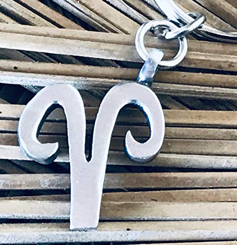 Aries Astrology Zodiac Sign Pewter Keychain The Ram (March 21-April 20 Birthday) #TOP3