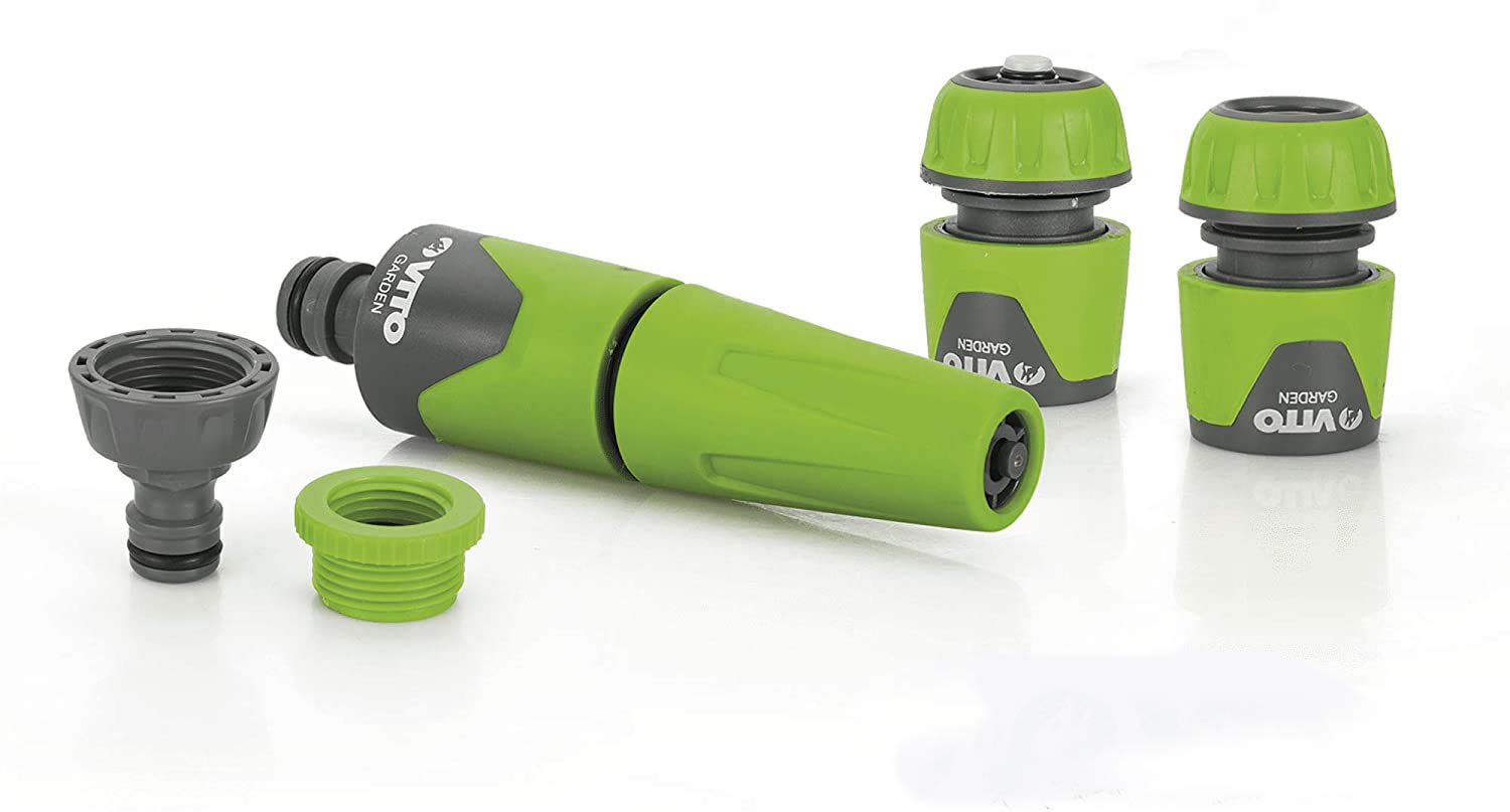 Kit Tubo Irrigazione Con Pistola Multigetto E Raccordi IKON KIT FITT 10 Mt Mediumorchid 89455530