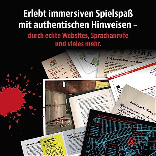 Kosmos 683825 Masters Of Crime Vendetta – Esperienza Thriller Immersive, Gioco Del Crimine Escape Game Per Adulti, Gioco Di Puzzle, Detective, Gioco Di Crimine - 6