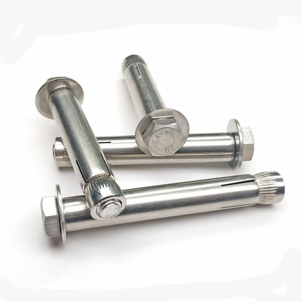 Pernos de expansión, expansión, pernos de anclaje de tornillo, con perno hexagonal for soporte, sujetador de conexión, aire acondicionado, tornillo de fijación de pared, pernos de anclaje (M12X60 1 pi