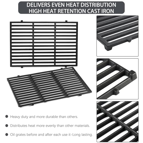 66095 66802 Genesis II Grill Grate Replacement Parts for Weber Genesis ii 300 Series, Weber Genesis ii E-310 ii E-315 ii E-325 ii E-330 ii E-335 ii S-310 ii S-335 ii S-345 ii SE-335 ii SE-310 66805 by Charbrofire - Image 5