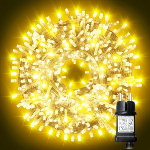 ARKOCHIC 35M Lichterkette außen, 300 warmweiß LED Lichterkette...