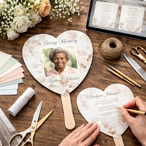 Beyond Templates: Designing Custom Funeral Fans From Scratch