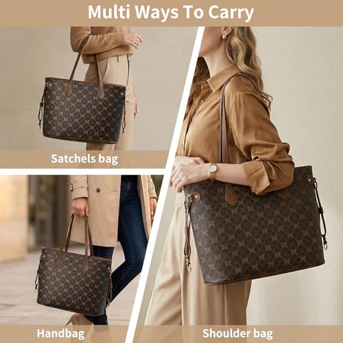 Bolso Tote grande de cuero vegano para mujer miniatura 2