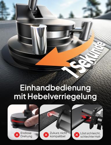 LISEN Handyhalterung Auto Magnet - 2026 für Magsafe Autohalterung Handyhalterung Auto Magsafe… – Ansicht 4
