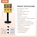 VBENLEM Triple Head Candy Vending Machine, 1-inch Gumball Vending Machine, Commercial Gumball Vending Machine with Stand and Adjustable Candy Outlet Size, Candy Vending Machine for Home, Gaming Stores