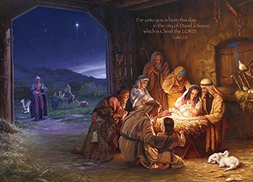 LPG Light of the World Mark Missman Religious Box of 16 Christmas Cards