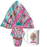 Uovo di Pasqua Personaggio a scelta con Tazza Personalizzabile in ceramica uovo di cioccolato regalo Pasqua (Lol Surprise, unica)