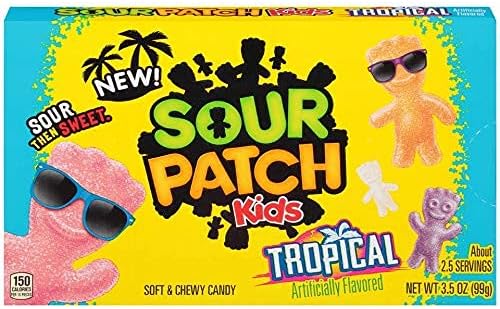 Sour Patch Kids Tropical Soft & Chewy Candy 99g
