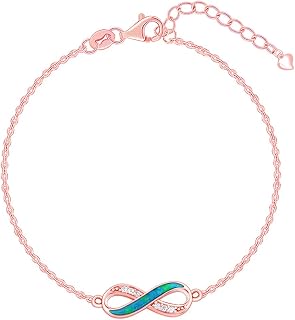 GIVA 925 Silver Rose Gold Infinity Vibe Bracelet, Adjustable | Gifts for Women and Girls | With Certificate of Authenticit... Price In India