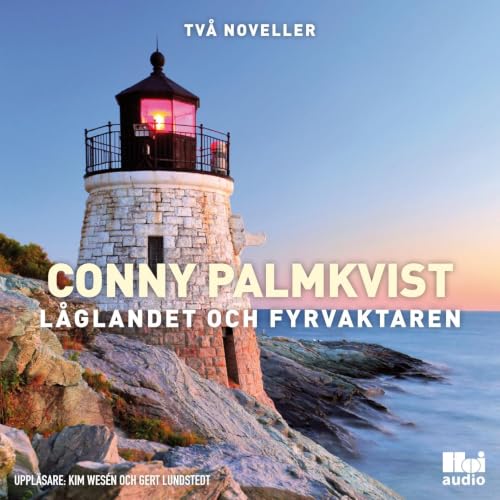 Diseño de la portada del título L&aring;glandet och Fyrvaktaren