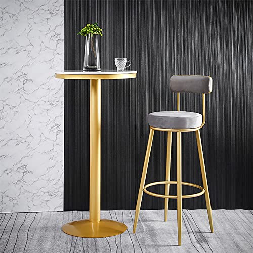 Tabourets de bar en métal lot de 2 sièges de comptoir style bistrot