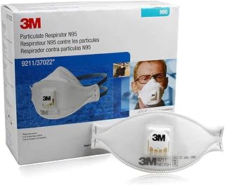 3M 9211+ Aura Particulate Respirator, 10-Pack