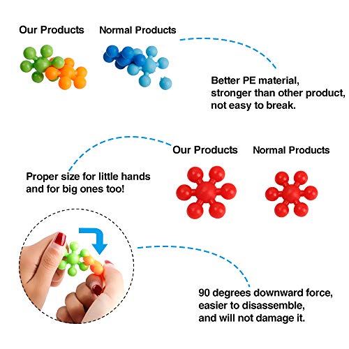 330 Pcs Building Blocks, Educational Building Toys Stem Toys Building Discs Sets Interlocking Solid Plastic For Preschool Toddlers Girls And Boys By Winlip #TOP3