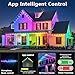 LETIANPAI 300FT Permanent Outdoor Lights,RGB Eaves Light with App Control Remote,DIY Scene Modes IP67 Waterproof Under Eave Lighting,Outdoor Lights for Decor,Garden Decor,House,Party,Holiday