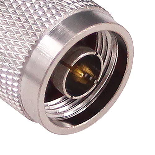 Adaptador coaxial N tipo macho a F tipo macho 2 piezas miniatura 7