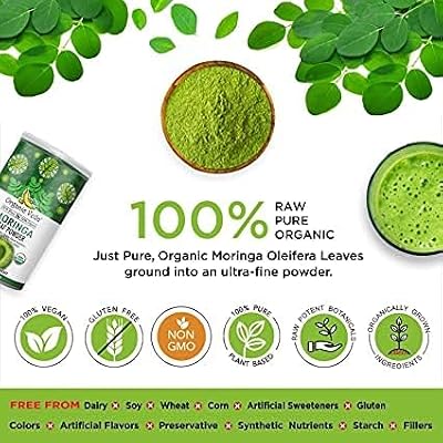 ATS Moringa Leaf Powder 200 Grams/7 oz