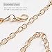 LumiSyne Moda Cinturón De Cadenas Para Mujer Anillo De Metal Tallado Calado...