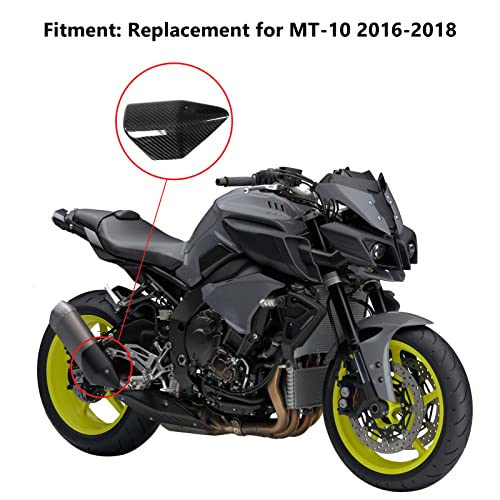 Capa de proteção para tubo de exaustão, decorativa, à prova de UV, fibra de carbono 3K, à prova de d