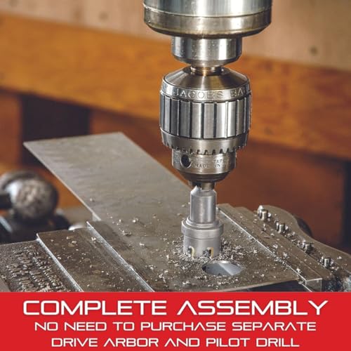 Tungsten Carbide Tipped Hole Saw - SM20 Sheet Metal Cutter With Arbor & Pilot Drill Bit - For Drilling Stainless Steel Aluminum Alloy - 20 mm 6 Tungsten Carbide Tipped Hole Saw - SM20 Sheet Metal Cutter With Arbor & Pilot Drill Bit - For Drilling Stainless Steel Aluminum Alloy - 20 mm - Image 6