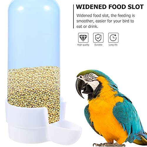 iplusmile Vogel Accessoire 2 stks Opknoping Water Feeder Vogel Kooi Gemonteerd Outdoor Vogelvoer Container - Afbeelding 7