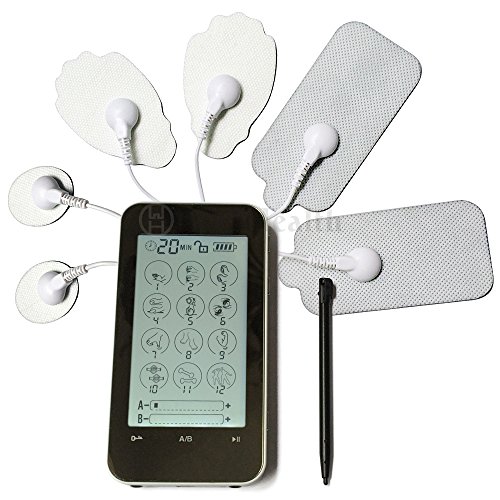 FDA Cleared 12 Modes Tens Unit LCD Touch Screen Rechargeable Electric