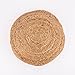 SCHÖNER LEBEN. Cojín decorativo de yute redondo natural, 40 cm