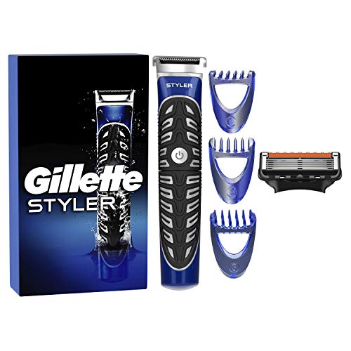 Gillette Tondeuse 4-En-1 Proglide Styler, Comprenant 3 Sabots Interchangeables + 1 Lame de Recharge