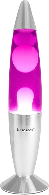 Innoteck 13 Soothing Motion Magma Lamp for Relaxation Retro Home Lighting Decoration  Snowballs Soothing in Noble Purple Space
