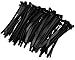 Produktbild Kabelbinder Sortiment SATZ 100 Stück SCHWARZ Black 7,5 × 150 mm - wiederlösbar/wiederverwendbar/wiederöffenbar - Kabelband - Verschiedene Größen stehen zur Auswahl